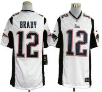 Nike Patriots -12 Tom Brady White Stitched NFL Game Jersey Nike Patriots -12 Tom Brady White Stitched NFL Game Jersey
