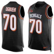 Nike Bengals -70 Cedric Ogbuehi Black Team Color Stitched NFL Limited Tank Top Jersey Nike Bengals -70 Cedric Ogbuehi Black Team Color Stitched NFL Limited Tank Top Jersey