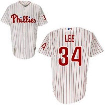 Philadelphia Phillies #34 Cliff Lee White(Red Strip) Stitched MLB Jersey Philadelphia Phillies #34 Cliff Lee White(Red Strip) Stitched MLB Jersey