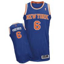 New York Knicks -6 Kristaps Porzingis Blue Stitched NBA Jersey New York Knicks -6 Kristaps Porzingis Blue Stitched NBA Jersey
