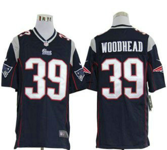 Nike Patriots -39 Danny Woodhead Navy Blue Team Color Stitched NFL Game Jersey