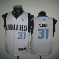 Revolution 30 Dallas Mavericks -31 Jason Terry White Stitched NBA Jersey