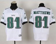Nike Philadelphia Eagles #81 Jordan Matthews White Men's Stitched NFL Elite Jersey