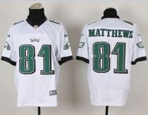 Nike Philadelphia Eagles #81 Jordan Matthews White Men's Stitched NFL Elite Jersey Nike Philadelphia Eagles #81 Jordan Matthews White Men's Stitched NFL Elite Jersey