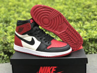 Authentic Air Jordan 1 Retro High OG “Bred Toe”