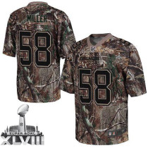 Nike Denver Broncos #58 Von Miller Camo Super Bowl XLVIII Men's Stitched NFL Realtree Elite Jersey