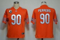 Nike Bears -90 Julius Peppers Orange Alternate With C Patch Stitched NFL Game Jersey Nike Bears -90 Julius Peppers Orange Alternate With C Patch Stitched NFL Game Jersey