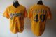 Milwaukee Brewers -49 Yovani Gallardo Yellow Cerveceros Cool Base Stitched MLB Jersey