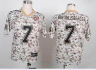 Nike Pittsburgh Steelers #7 Ben Roethlisberger Camo Men's Stitched NFL Elite USMC Jersey