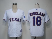 Texas Rangers #18 Mitch Moreland White Cool Base Stitched MLB Jersey Texas Rangers #18 Mitch Moreland White Cool Base Stitched MLB Jersey