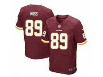 NEW NFL Washington Redskins 89 Moss Red Jerseys (Elite)