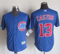 Chicago Cubs -13 Starlin Castro Blue New Cool Base Stitched MLB Jersey Chicago Cubs -13 Starlin Castro Blue New Cool Base Stitched MLB Jersey