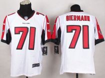 Nike Falcons -71 Kroy Biermann White Men's Stitched NFL Elite Jersey Nike Falcons -71 Kroy Biermann White Men's Stitched NFL Elite Jersey