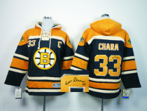 Autographed Boston Bruins -33 Zdeno Chara Black Sawyer Hooded Sweatshirt Stitched NHL Jersey Autographed Boston Bruins -33 Zdeno Chara Black Sawyer Hooded Sweatshirt Stitched NHL Jersey