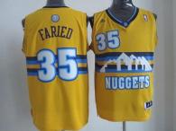 Denver Nuggets -35 Kenneth Faried Yellow Alternate Stitched NBA Jersey