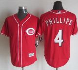 Cincinnati Reds -4 Brandon Phillips Red New Cool Base Stitched MLB Jersey