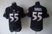Nike Ravens -55 Terrell Suggs Black Alternate With Art Patch Stitched NFL Elite Jersey Nike Ravens -55 Terrell Suggs Black Alternate With Art Patch Stitched NFL Elite Jersey