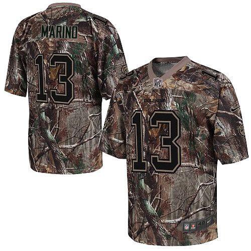 Nike Miami Dolphins #13 Dan Marino Camo Men's Stitched NFL Realtree Elite Jersey