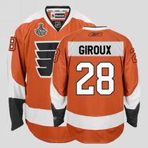 Philadelphia Flyers -28 Claude Giroux Stitched Orange NHL Jersey with Stanley Cup Finals Patch Philadelphia Flyers -28 Claude Giroux Stitched Orange NHL Jersey with Stanley Cup Finals Patch