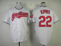 Cleveland Indians -22 Jason Kipnis White Cool Base Stitched MLB Jersey Cleveland Indians -22 Jason Kipnis White Cool Base Stitched MLB Jersey