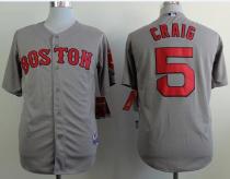 Boston Red Sox #5 Allen Craig Grey Cool Base Stitched MLB Jersey Boston Red Sox #5 Allen Craig Grey Cool Base Stitched MLB Jersey