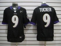 Nike Ravens -9 Justin Tucker Black Alternate With Art Patch Stitched NFL Elite Jersey Nike Ravens -9 Justin Tucker Black Alternate With Art Patch Stitched NFL Elite Jersey
