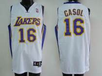 Los Angeles Lakers -16 Pau Gasol Stitched White NBA Jersey Los Angeles Lakers -16 Pau Gasol Stitched White NBA Jersey