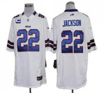 Nike Bills -22 Fred Jackson White With C Patch Stitched NFL Game Jersey Nike Bills -22 Fred Jackson White With C Patch Stitched NFL Game Jersey
