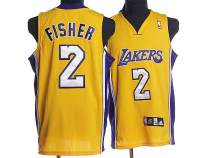 Los Angeles Lakers -2 Derek Fisher Stitched Yellow NBA Jersey Los Angeles Lakers -2 Derek Fisher Stitched Yellow NBA Jersey