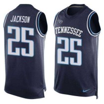 Nike Titans -25 Adoree Jackson Navy Blue Alternate Stitched NFL Limited Tank Top Jersey Nike Titans -25 Adoree Jackson Navy Blue Alternate Stitched NFL Limited Tank Top Jersey