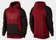 Los Angeles Angels Pullover Hoodie Burgundy Red Black