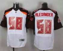Nike Tampa Bay Buccaneers -58 Kwon Alexander White Stitched NFL New Elite Jersey Nike Tampa Bay Buccaneers -58 Kwon Alexander White Stitched NFL New Elite Jersey