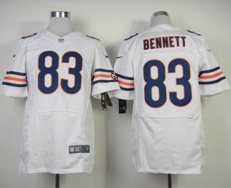 NEW Chicago Bears -83 Martellus Bennett White NFL Elite Jersey