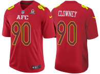 2017 PRO BOWL AFC JADEVEON CLOWNEY RED GAME JERSEY