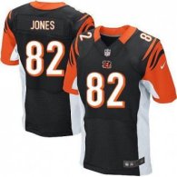 Nike Cincinnati Bengals -82 Marvin Jones Black Team Color NFL Elite Jersey