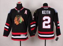 Chicago Blackhawks -2 Duncan Keith Black 2014 Stadium Series Stitched NHL Jersey