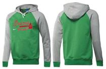 Atlanta Braves Pullover Hoodie Green Grey Atlanta Braves Pullover Hoodie Green Grey