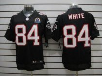 Nike Falcons 84 Roddy White Black Alternate With Hall of Fame 50th Patch Stitched NFL Elite Jersey Nike Falcons 84 Roddy White Black Alternate With Hall of Fame 50th Patch Stitched NFL Elite Jersey