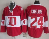 Detroit Red Wings -24 Chris Chelios Red Winter Classic CCM Throwback Stitched NHL Jersey Detroit Red Wings -24 Chris Chelios Red Winter Classic CCM Throwback Stitched NHL Jersey