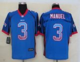 2013 New Nike Buffalo Bills 3 Manuel Drift Fashion Blue Elite Jerseys