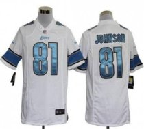 Nike Lions -81 Calvin Johnson White Stitched NFL Game Jersey Nike Lions -81 Calvin Johnson White Stitched NFL Game Jersey