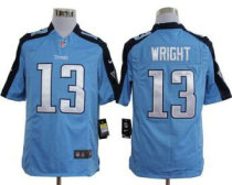 Nike Titans -13 Kendall Wright Light Blue Team Color Stitched NFL Game Jersey Nike Titans -13 Kendall Wright Light Blue Team Color Stitched NFL Game Jersey