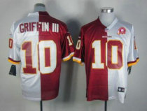 Nike Redskins -10 Robert Griffin III Burgundy Red White With 80TH Patch Stitched NFL Elite Split Jer Nike Redskins -10 Robert Griffin III Burgundy Red White With 80TH Patch Stitched NFL Elite Split Jer
