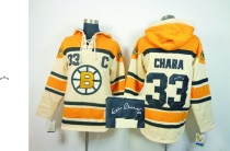 Autographed Boston Bruins -33 Zdeno Chara Cream Sawyer Hooded Sweatshirt Stitched NHL Jersey Autographed Boston Bruins -33 Zdeno Chara Cream Sawyer Hooded Sweatshirt Stitched NHL Jersey