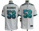 Nike Dolphins -58 Karlos Dansby White Stitched NFL Game Jersey