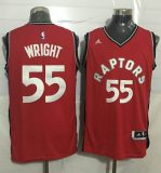 Toronto Raptors -55 Delon Wright Red Stitched NBA Jersey