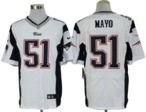 Nike Patriots -51 Jerod Mayo White Stitched NFL Elite Jersey Nike Patriots -51 Jerod Mayo White Stitched NFL Elite Jersey