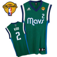 Dallas Mavericks 2011 Finals Patch -2 Jason Kidd Green Stitched NBA Jersey