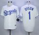 Royals -1 Jarrod Dyson White New Cool Base Stitched MLB Jersey