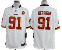 Nike Redskins -91 Ryan Kerrigan White With 80TH Patch Stitched NFL Game Jersey Nike Redskins -91 Ryan Kerrigan White With 80TH Patch Stitched NFL Game Jersey